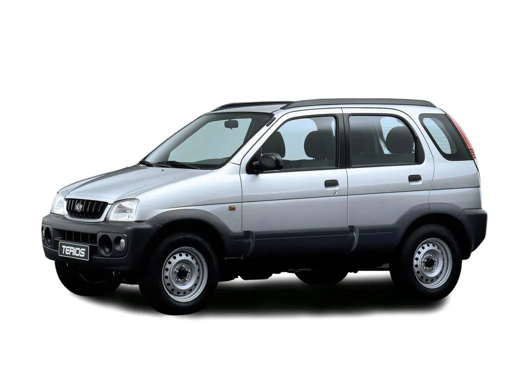 Daihatsu Terios (J102G, J122G) 1 поколение, рестайлинг, джип/suv 5 дв. (06.2000 - 12.2005)